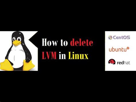 how to remove lvm in linux step by step|unmount lvm partition.